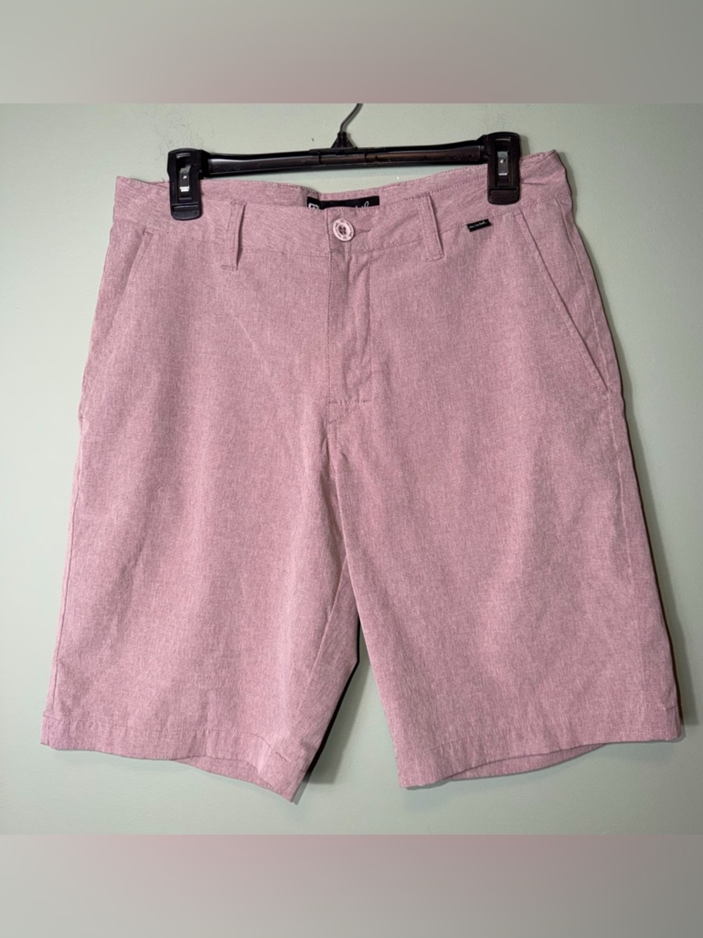 Travis Mathew Men's Dusty Pink‎ Flat Front Shorts Size 30